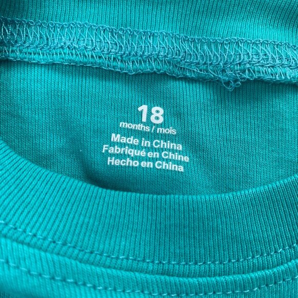 Big Splash 3 pieces Set Short/T-Shirt/Bodysuit Boys Kids Green/White 18 months - Picture 10 of 12